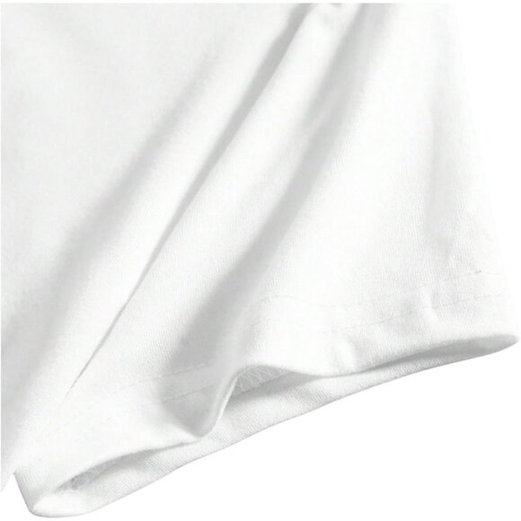 Women's Y2K Slim Fit Crop Top Tequila Print Short Sleeve Casual - Picture 4 of 5